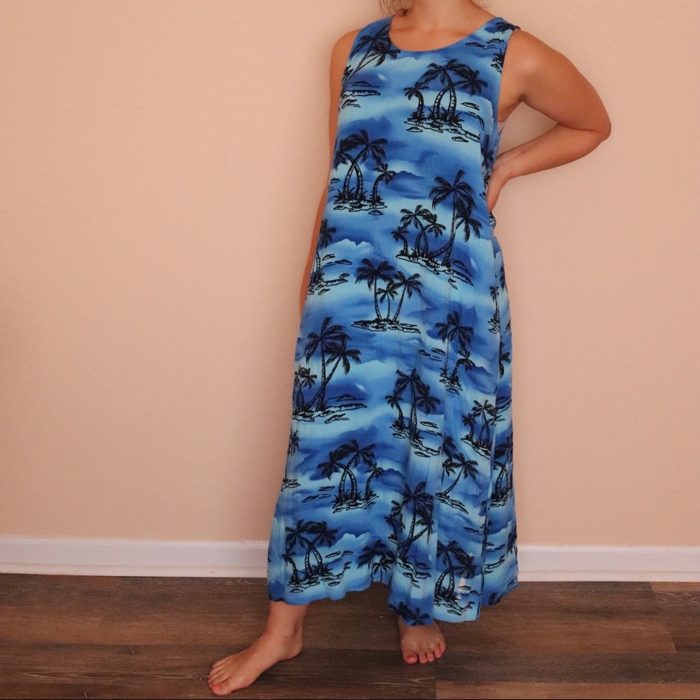 DESERT SHORES Hawaiian Vacation Beach Dress